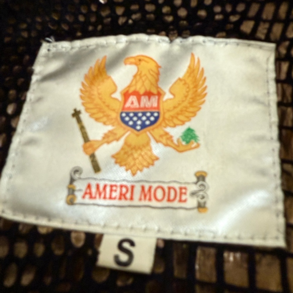 Ameri Mode Metallic Textured Jacket Size S - Blac… - image 3